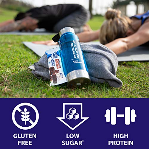 Pure Protein Bars, High Protein, Nutritious Snacks to Support Energy, Low Sugar, Gluten Free, Birthday Cake, 1.76 oz, Pack of 12