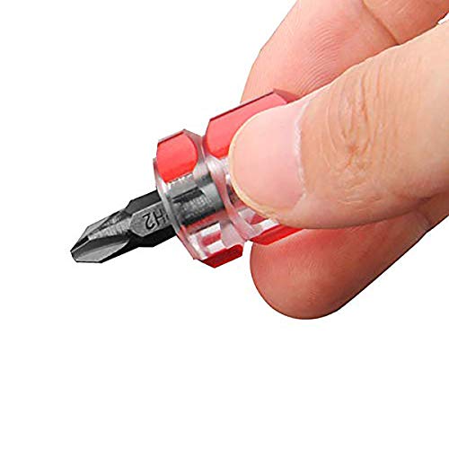 Sally in Colorado: Buspoll Sewing machine screwdriver Mini ultra short screwdriver performance tool, one flat head and one Phillips (2 pieces)