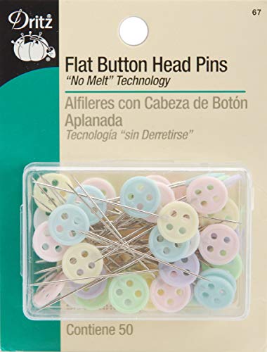 Sally: MY FAVORITE PINS!!!  Dritz 67 Flat Head Pins, Button, 1-3/4-Inch (50-Count)