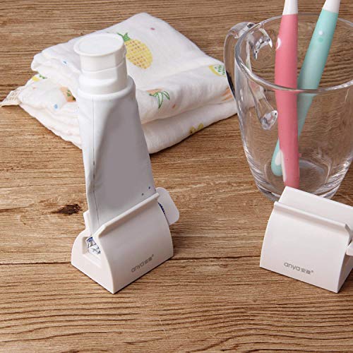 Sally in Colorado - AWESOME for keeping E6000 tubes neat. White Large Rolling Tube Toothpaste Squeezer Holder Stand -3pcs