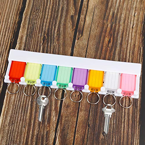 Sewing Machine Accessory:  Embroidery Dongle Thumb Drive Organizer Key Tag Rack Wall Mounted Key Holder White
